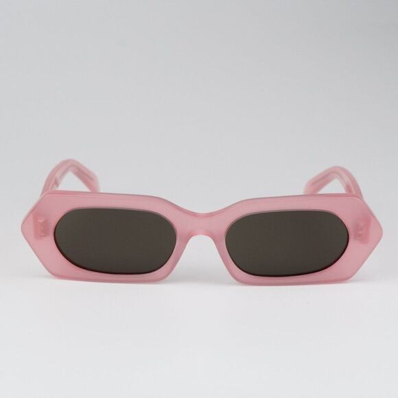 NEW Celine CL40243I 72J Shiny Opal Pink Brown  Rectangle Women Sunglasses main image 8